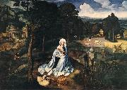 PATENIER, Joachim Rest during the Flight to Egypt af painting